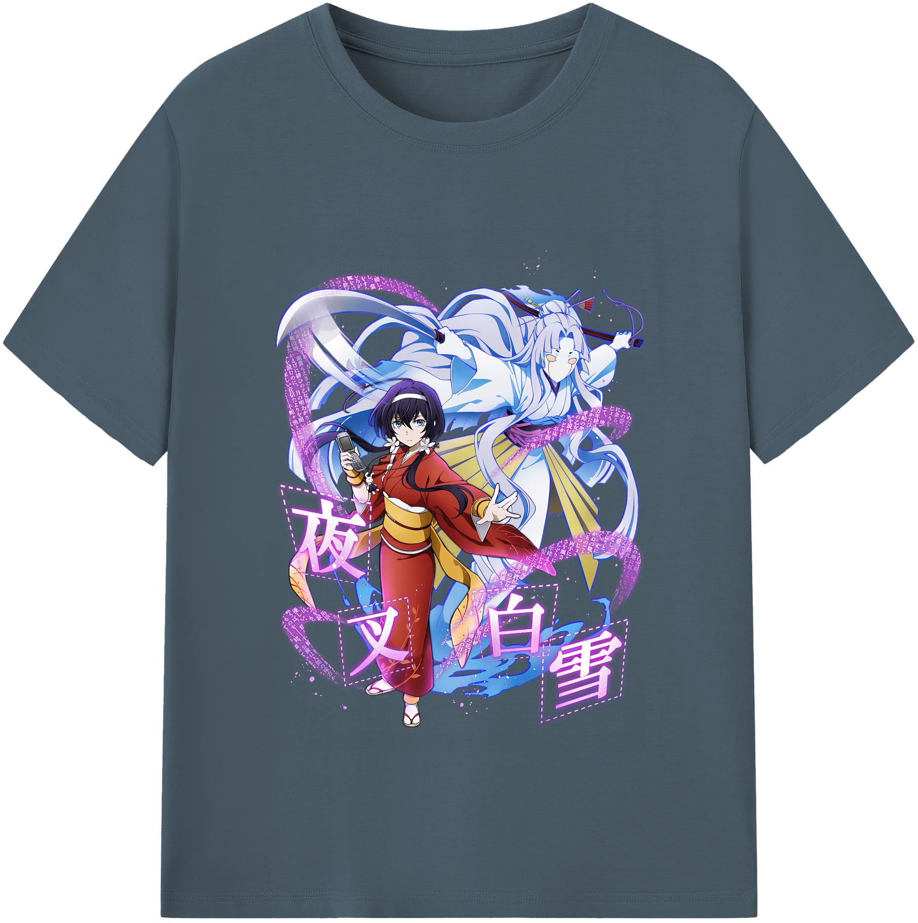 （画像用） 文豪ストレイドッグス Bungo Stray Dogs 綿100％半袖Tシャツ（フロントプリント）